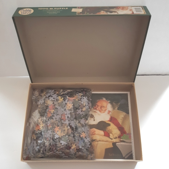 Santa's Quiet Time 1000-piece puzzle by Cobble Hill - Picture 3 of 3